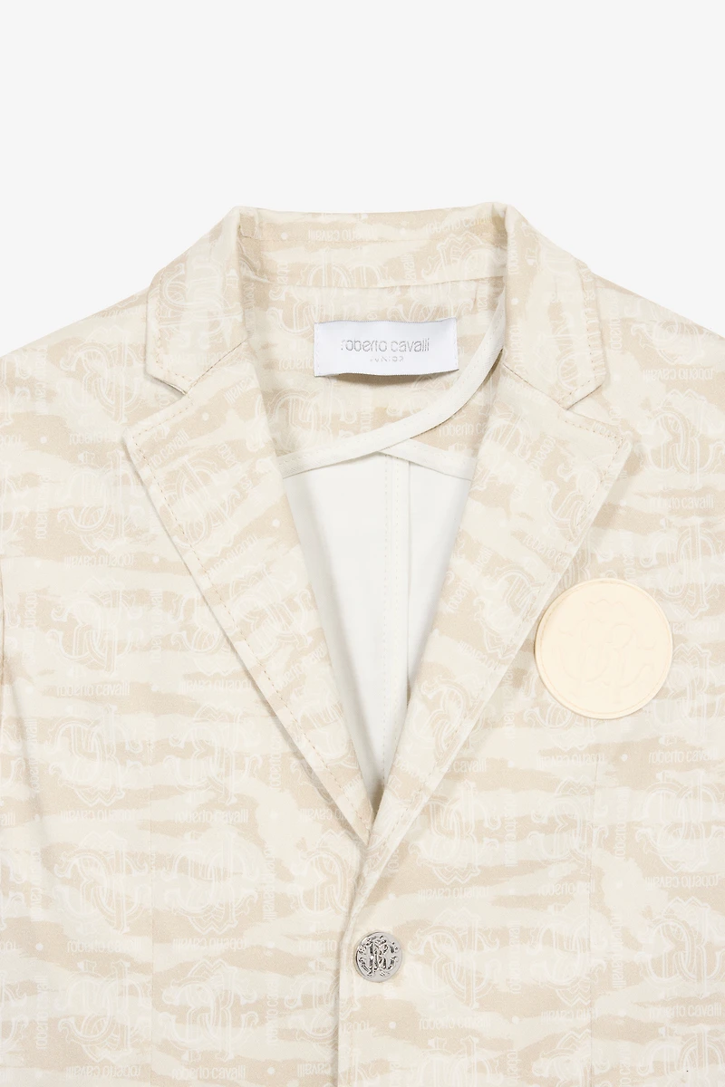 Tiger Skin-Print Jacket