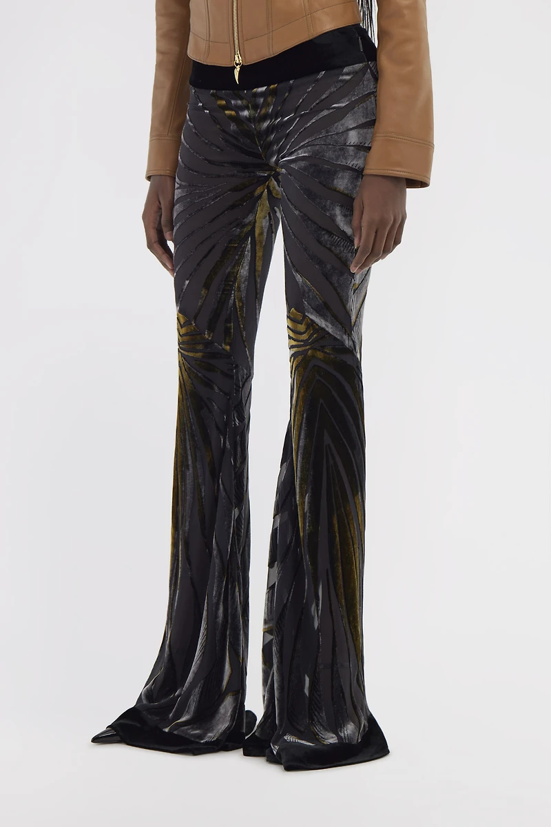 Flare Velvet Trousers