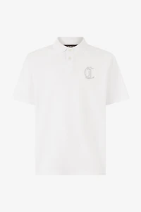 Polo Shirt With Embossed JC Monogram