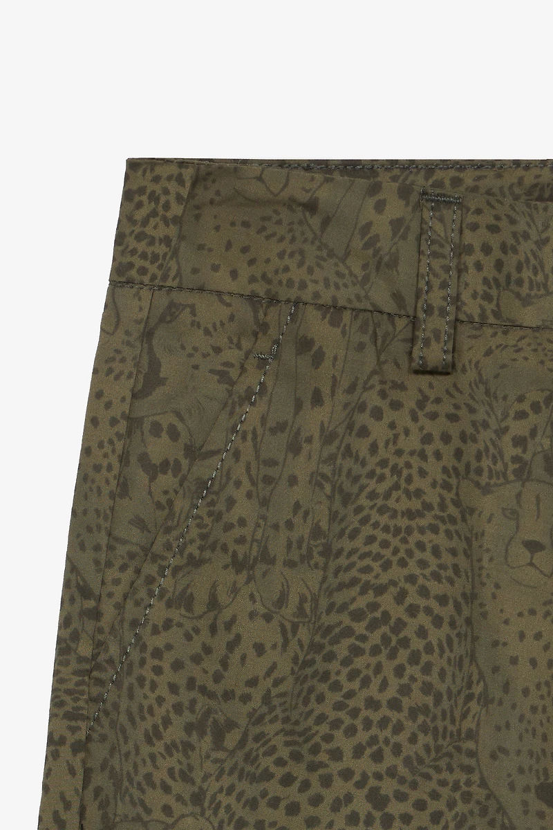 Cheetah-Print Shorts