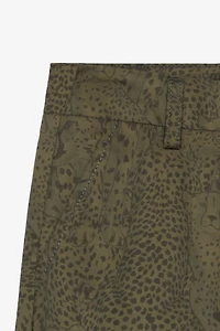 Cheetah-Print Shorts