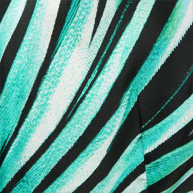 Ray Of Sea Print Silk Jacket