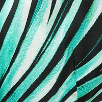 Ray Of Sea Print Silk Jacket