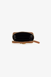 Small wallet with Monogram RC and zip