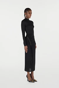 Long Dress With Ruffle Detail