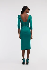 Dress with fang detail