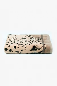 Big Cat Print Beach Towel