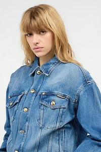 Denim Jacket With Logo