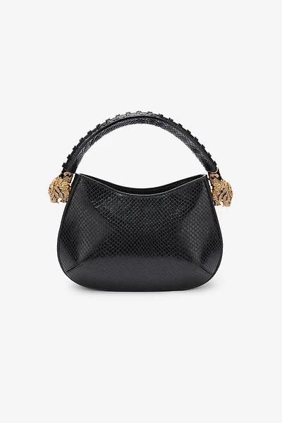 Snake-Print Hobo Roar Bag