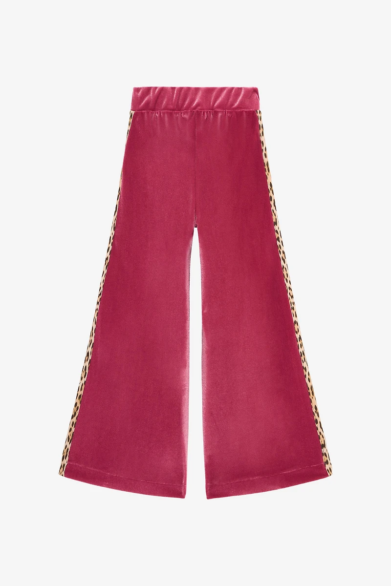 Fuchsia Track Pants with RC Monogram