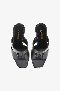 Sandals with Monogram Mirror Snake