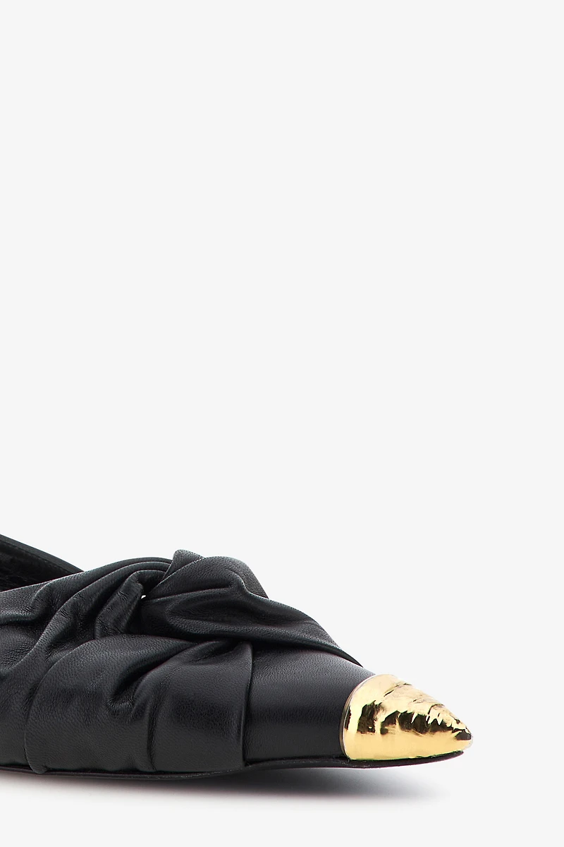 Le Pettegole slingback with decoration