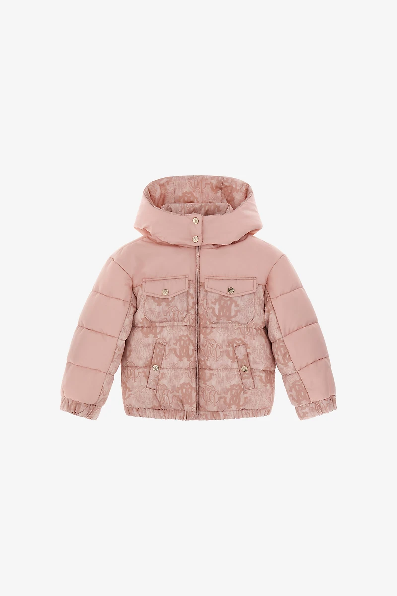 Blush Baroque Puffer Jacket