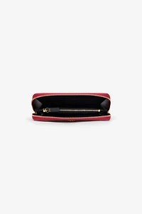 Crocodile Effect Zip-Around Wallet