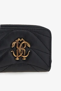 Wallet with Monogram RC and zip
