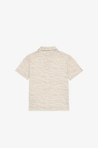 Polo-Shirt With Tiger Skin Print