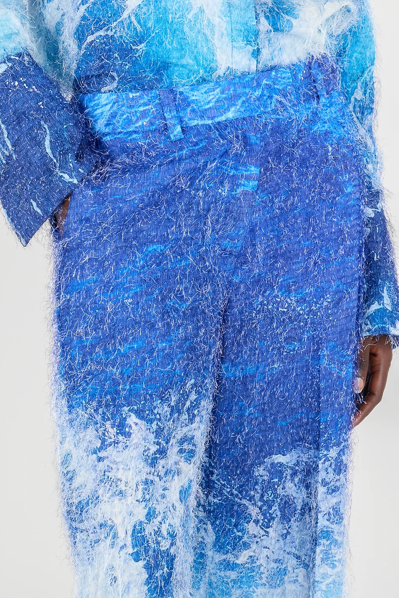 Stretto di Messina Print Trousers