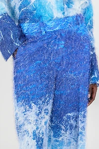 Stretto di Messina Print Trousers