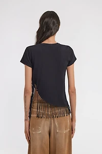 Fringe Trim T-Shirt