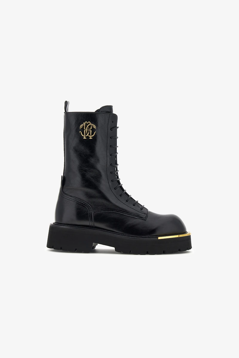 Combat boot with RC Logo
