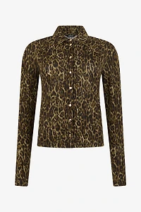 Leopard Skin Print Shirt