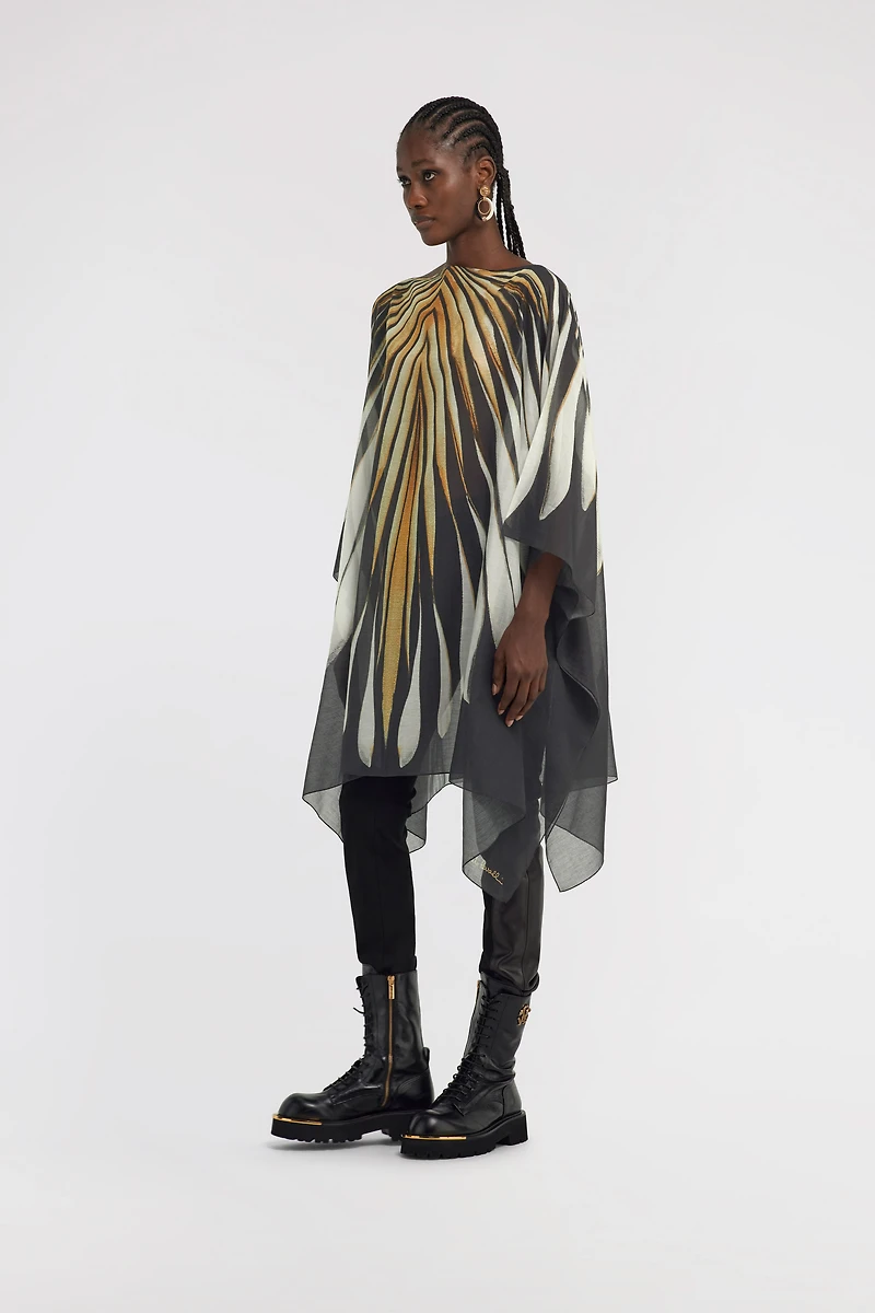 Ray of Gold print Kaftan