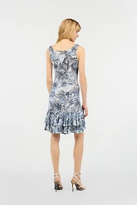 Short Jungle-Print Dress