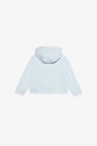 Baby Blue Sweatshirt with Floral Print