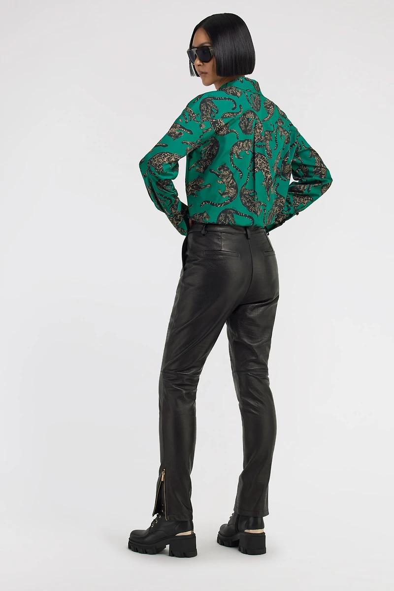 Just Cavalli leather pants