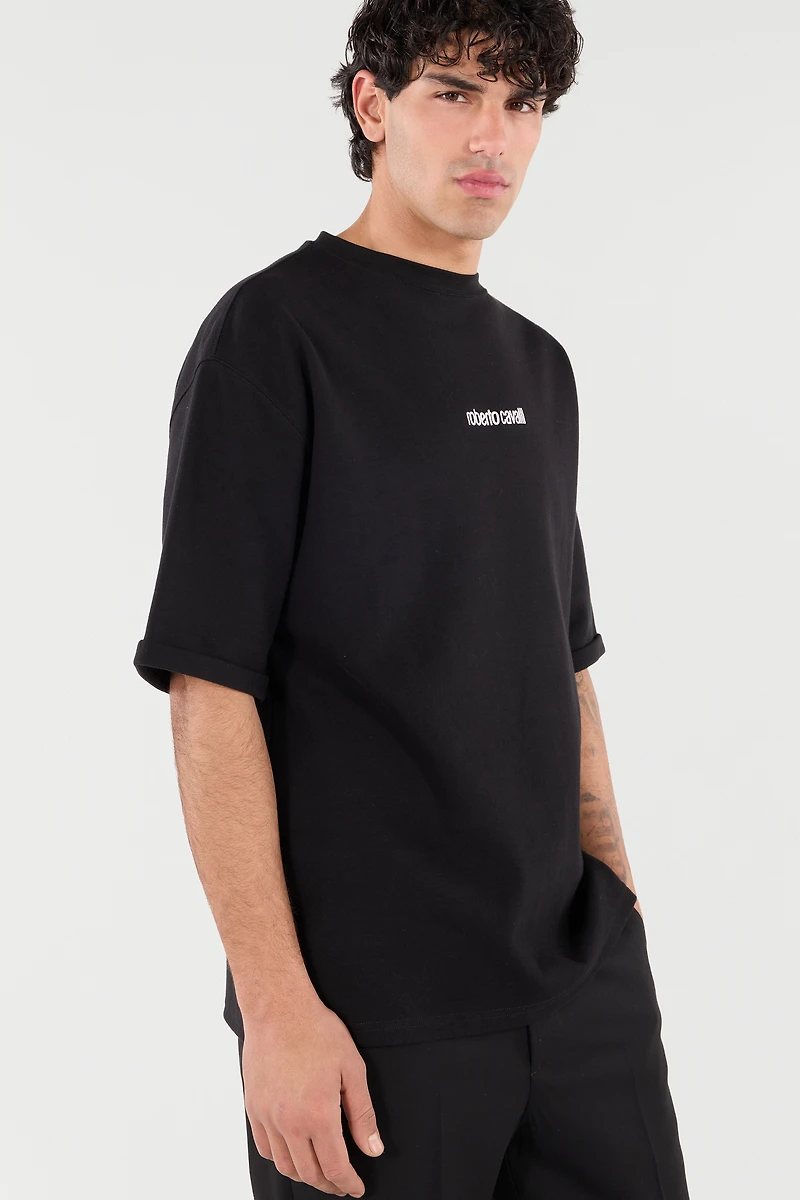 T-Shirt With Embroidered Logo
