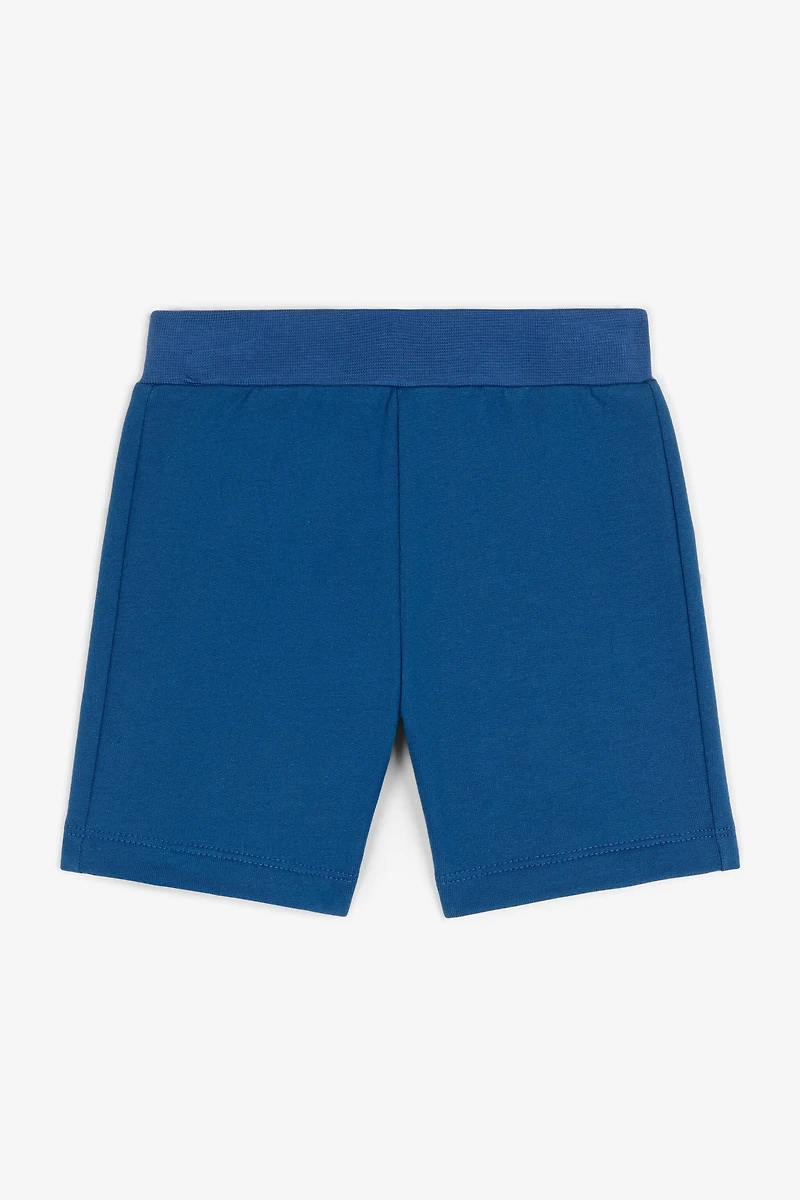 RC Monogram-Print Cotton Shorts