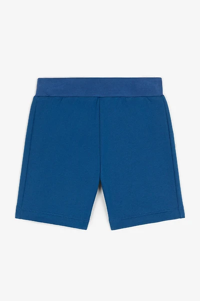 RC Monogram-Print Cotton Shorts