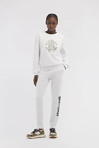 Sporty pants with logo