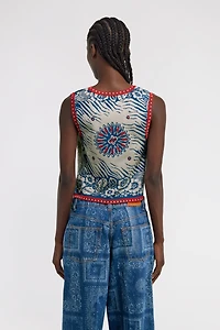 Bandana Print Top