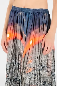 Sunrise Print Skirt