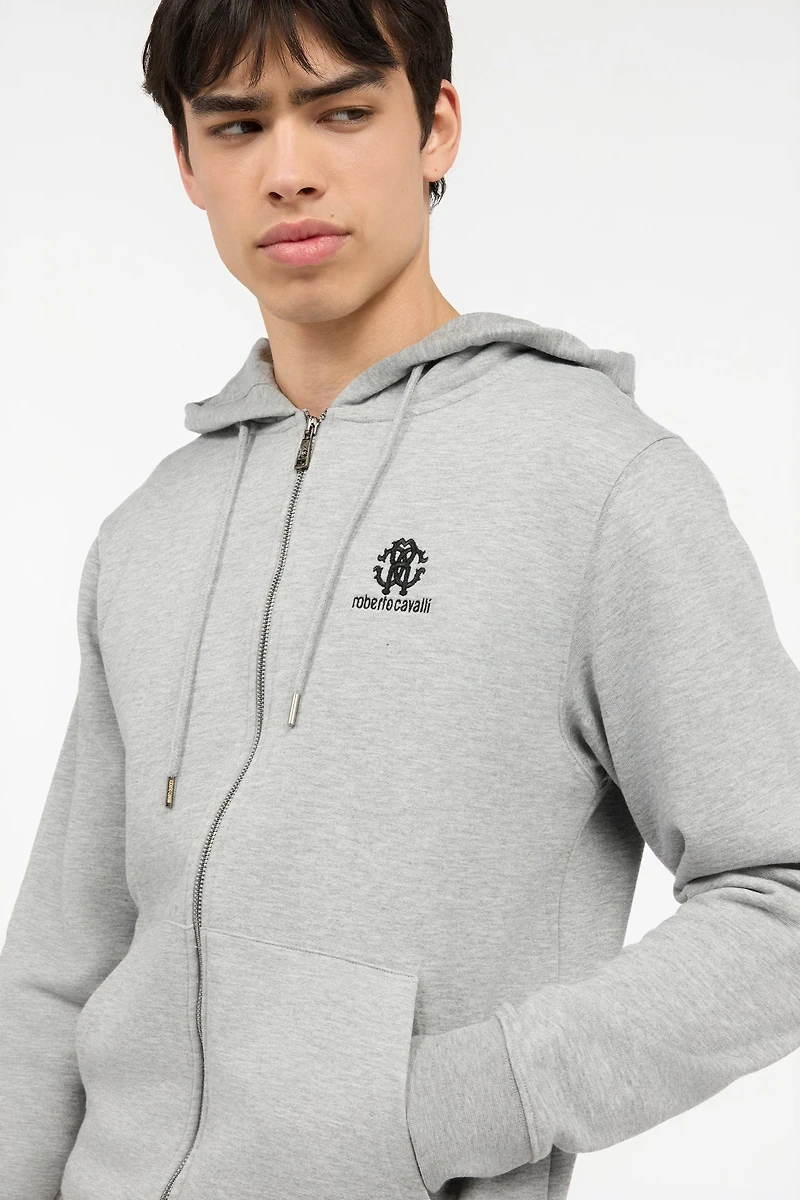 Grey Hoodie with Zip