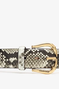 Belt with Fang buckle