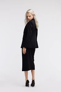 One button blazer