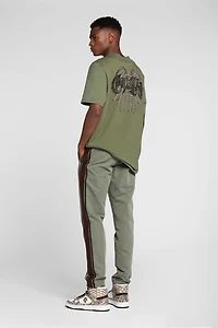 Crystal-Embellished Logo-Print T-Shirt