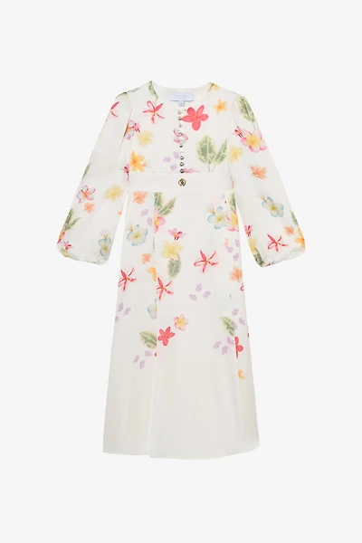 Long Dress with Floral Print