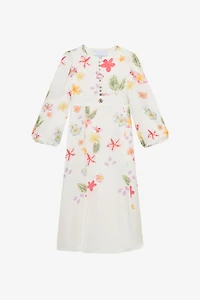 Long Dress with Floral Print