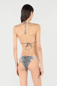 Zebra-Print Bikini