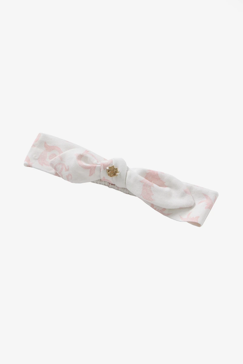 Printed Bodysuit And Headband Set