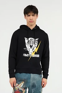 Sweatshirt with Jaguar and Lightning