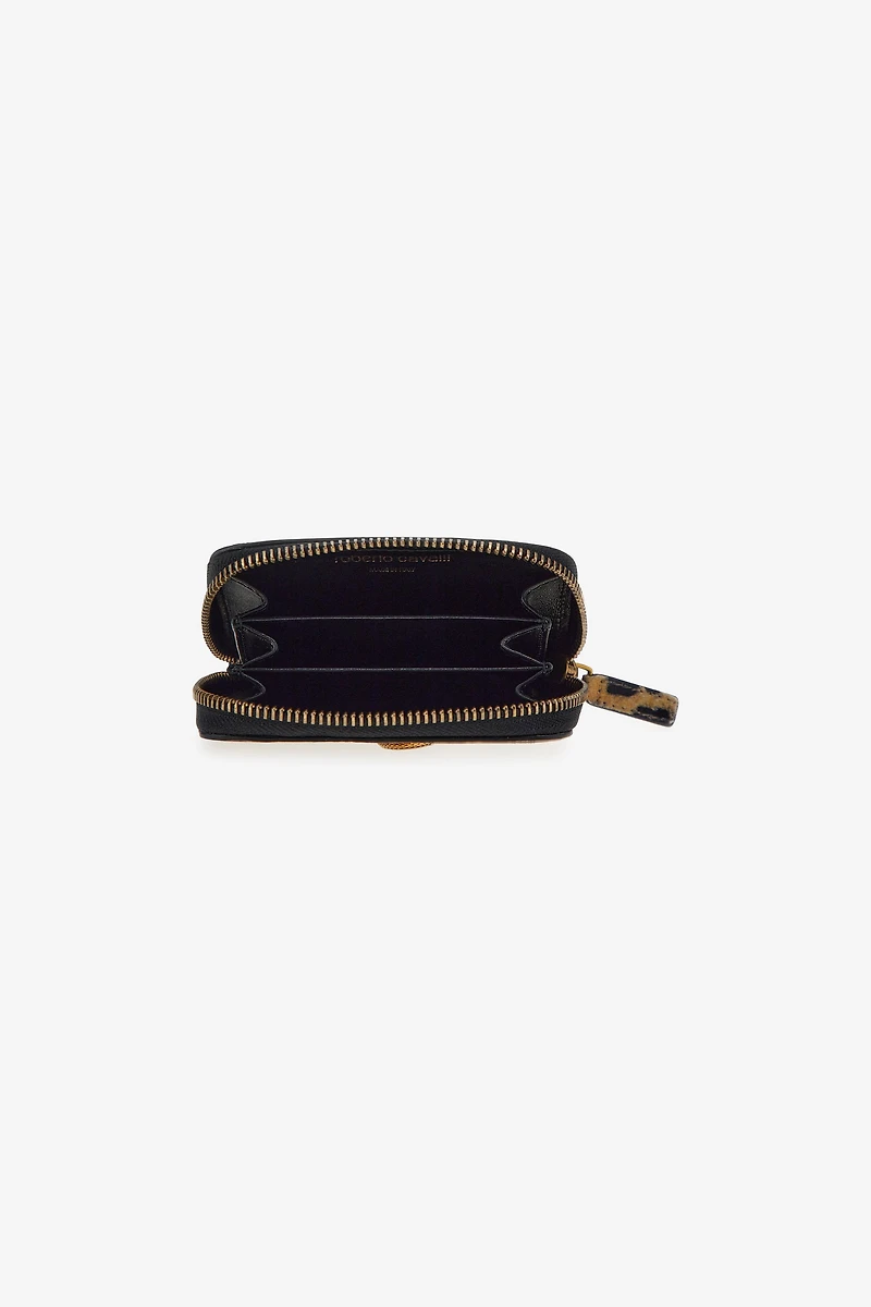 Small wallet with Monogram RC and zip