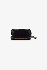 Small wallet with Monogram RC and zip