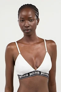 White Triangle Bra Logo Band