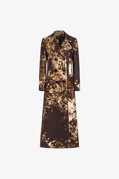 Appaloosa Print double-breasted Trench