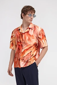 Plumange print shirt