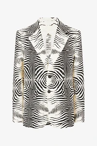 Zebra Print Jacket